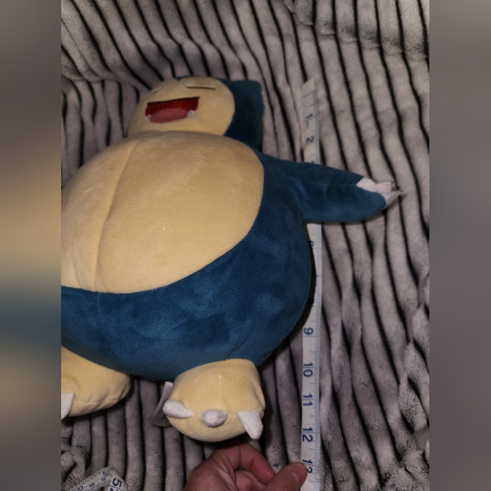 Pokémon Snooze Action Snorlax Stuffed Toy Plush Stuffed Animals With Sound - Picture 6 of 6